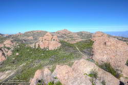 Tri Peaks from the top of Boney Peak