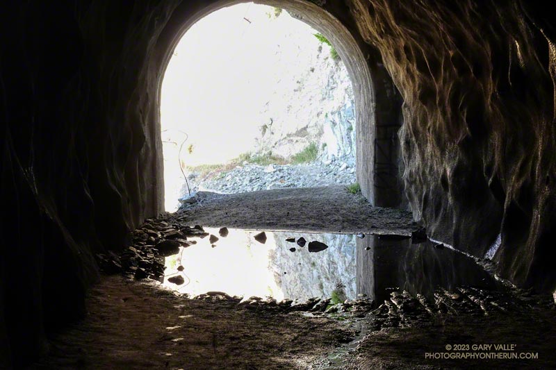 Nearing the end of Mueller Tunnel.