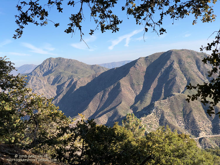 Strawberry Peak (left) and Mt. Lawlor from the Mt. Disappointment/ Bill Reily Trail.