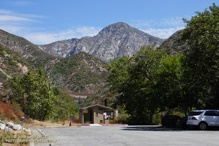 Strawberry Peak from Switzer's Picnic Area. (Photo from September 9, 2017)