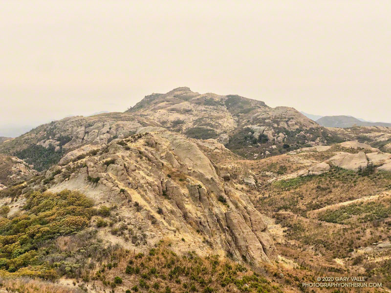 Big Dome and Sandstone Peak from Peak 2935.