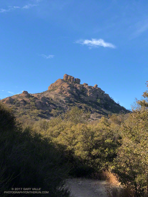 Tri Peaks from the Mishe Mokwa Trail.