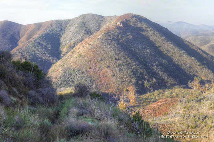 Approaching Blue Canyon on the Old Boney Trail.