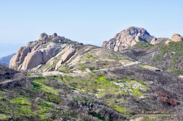 The Backbone Trail, west of Sandstone Peak. March 24, 2019.