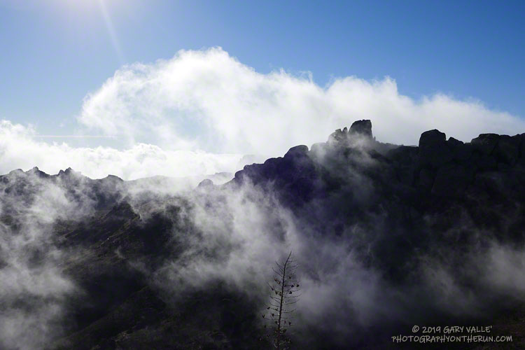 Tri Peaks from the top of the western ridge route.