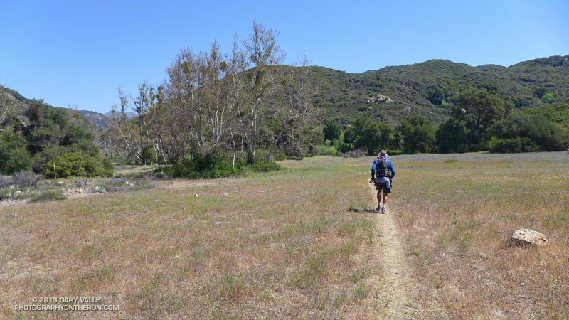 Nearing Cottam Camp.