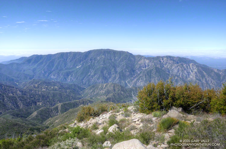 Mt. Lukens (5074') from near the west summit of Condor Peak (5440+').