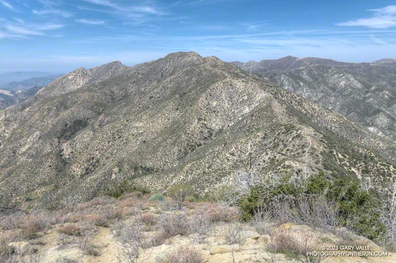 Condor Peak from the summit of Fox Mountain.