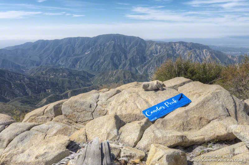 Mt. Lukins from the West summit of Condor Peak.