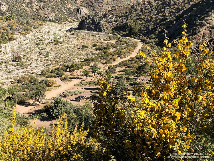 South Fork Campground from near the bottom of the Manzanita Trail.