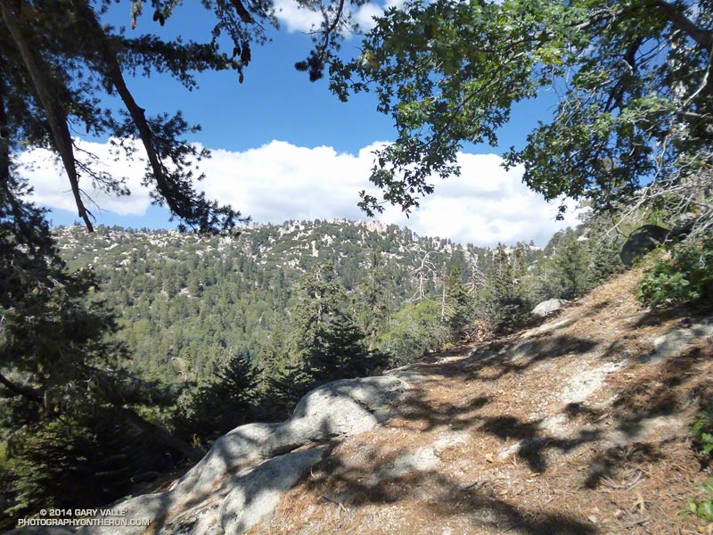 The rim is getting closer! The Siberia Creek Trail reaches the rim near Bluff Lake a little less than a mile from here. (Photo @ mile 31.8/84.3)