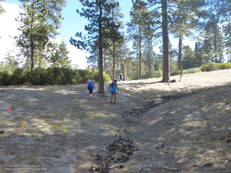 Headed over to the top of the Camp Creek Trail. (Photo @ mile 23.5/76.2)