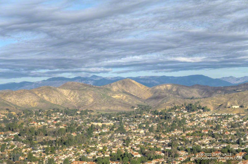 North Ranch Open Space, with Hines Peak in the distance.