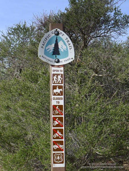 Most of the 2014 Leona Divide 50M was on the Pacific Crest Trail.