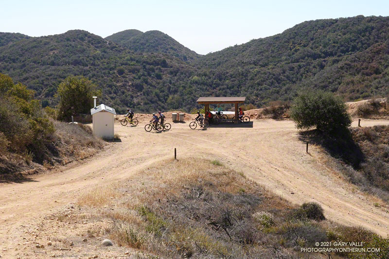 The Palisades Fire burned to within 100 yards of The Hub. Fire Road 30 and Temescal Ridge Fire Road were not burned.