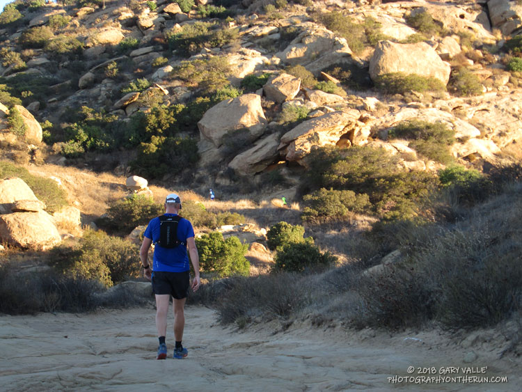 Rocky Peak Road, near the top of the Corridor Trail.