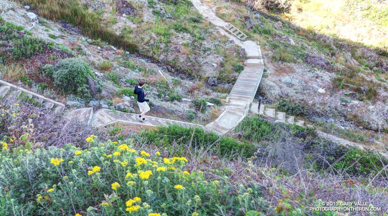  Junction with trail to Marshall's Beach.