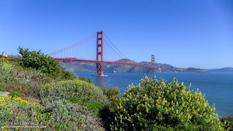 Golden Gate Bridge from the Battery East Trail.