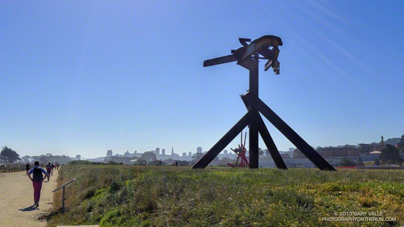 Huru, one of Mark di Suvero's sculptures at Crissy Field. (May 2013)