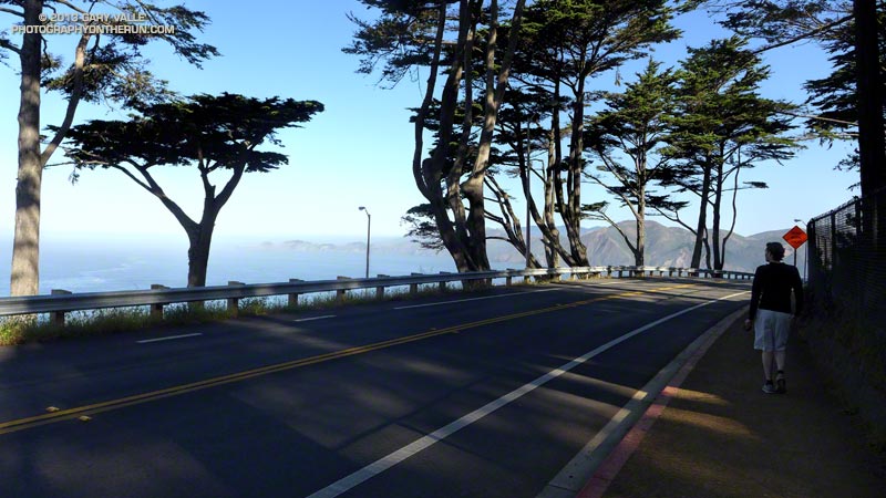 Lincoln Blvd., Point Bonita in the distance.