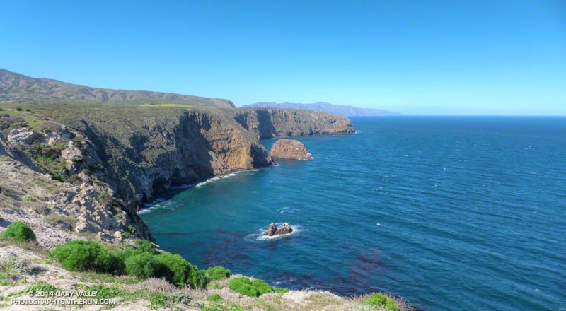 Bluffs between Cavern Point and Potato Harbor.